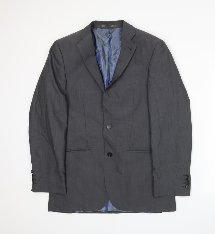 Preworn Mens Grey Jacket Suit Jacket Size L