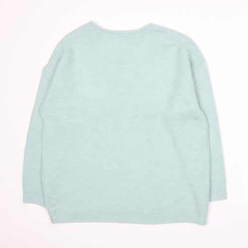 George Mens Blue  Knit Pullover Jumper Size M