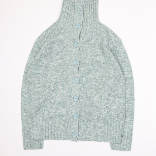 Bonmarché Womens Blue  Knit Cardigan Jumper Size L