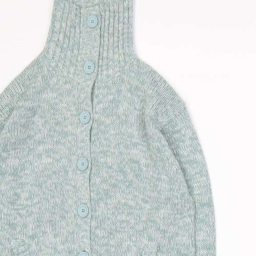 Bonmarché Womens Blue  Knit Cardigan Jumper Size L