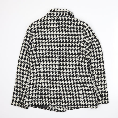 F&F Womens White Houndstooth  Jacket  Size 10