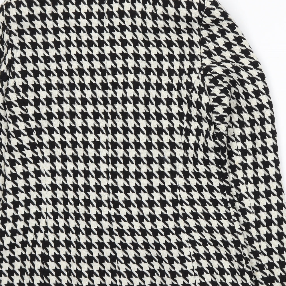 F&F Womens White Houndstooth  Jacket  Size 10