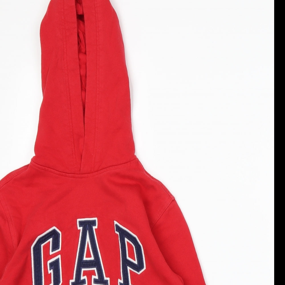 Gap Boys Red  Jersey Pullover Hoodie Size M