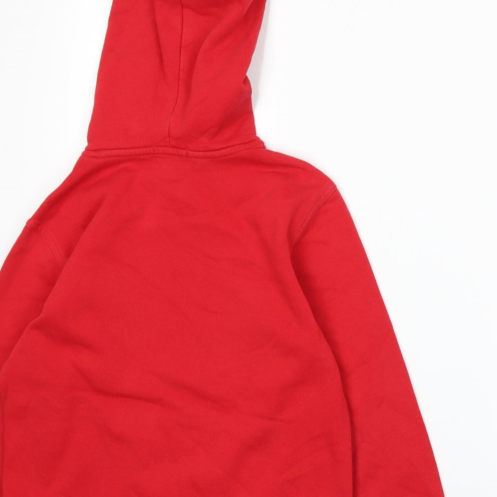 Gap Boys Red  Jersey Pullover Hoodie Size M