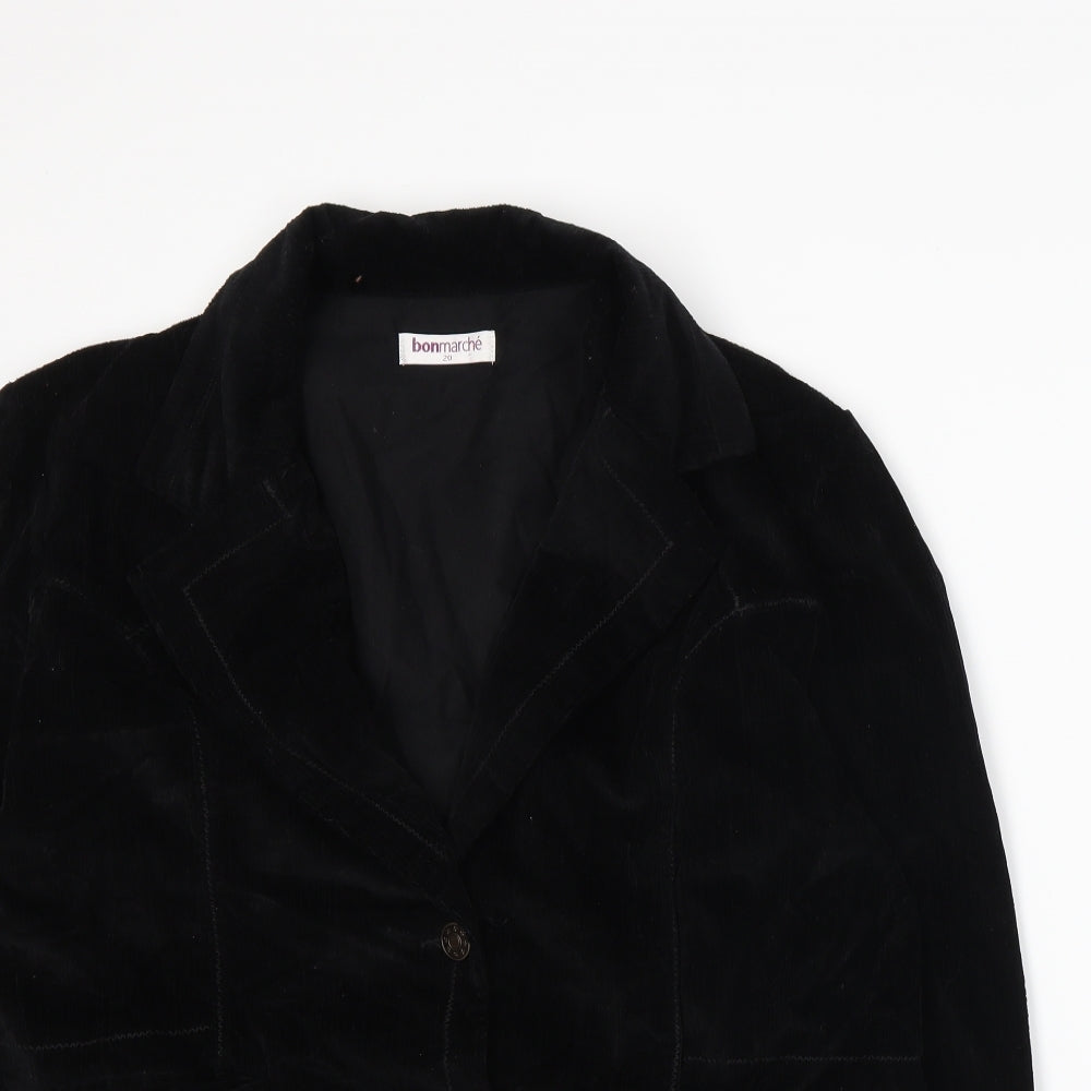 Bonmarché Womens Black   Jacket Blazer Size 20