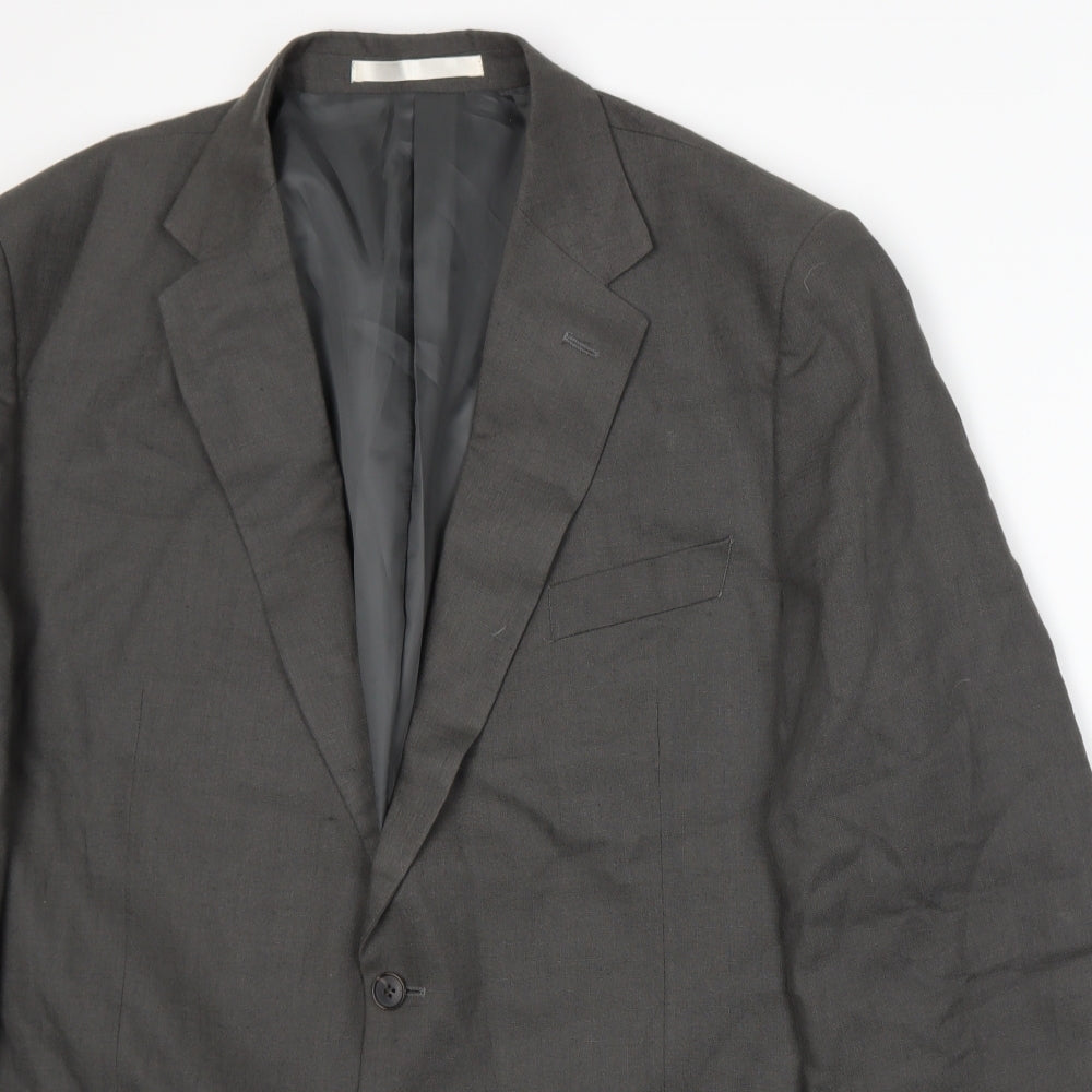 Marks and Spencer Mens Grey   Jacket Suit Jacket Size XL