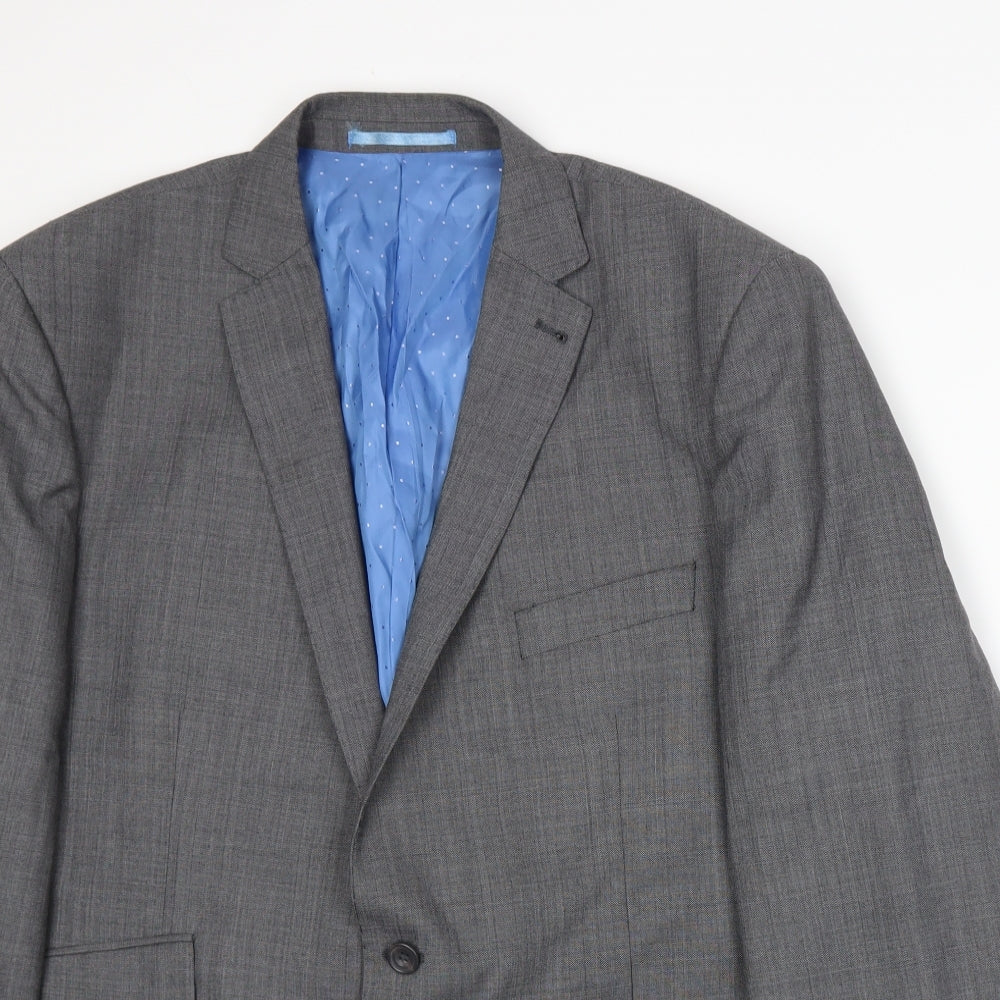 George Mens Grey   Jacket Suit Jacket Size XL
