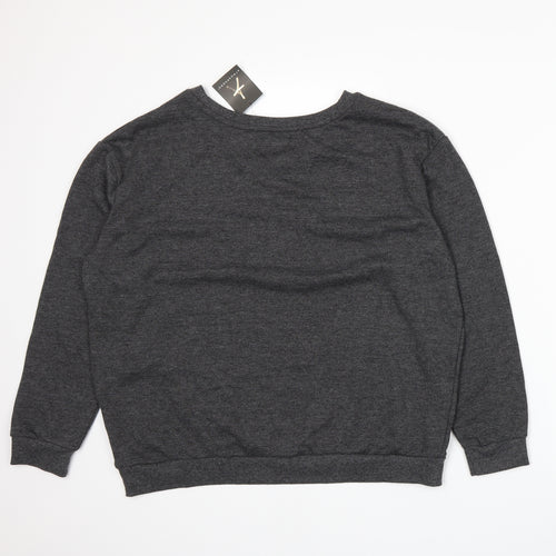 Atmosphere Womens Grey   Pullover Hoodie Size 18