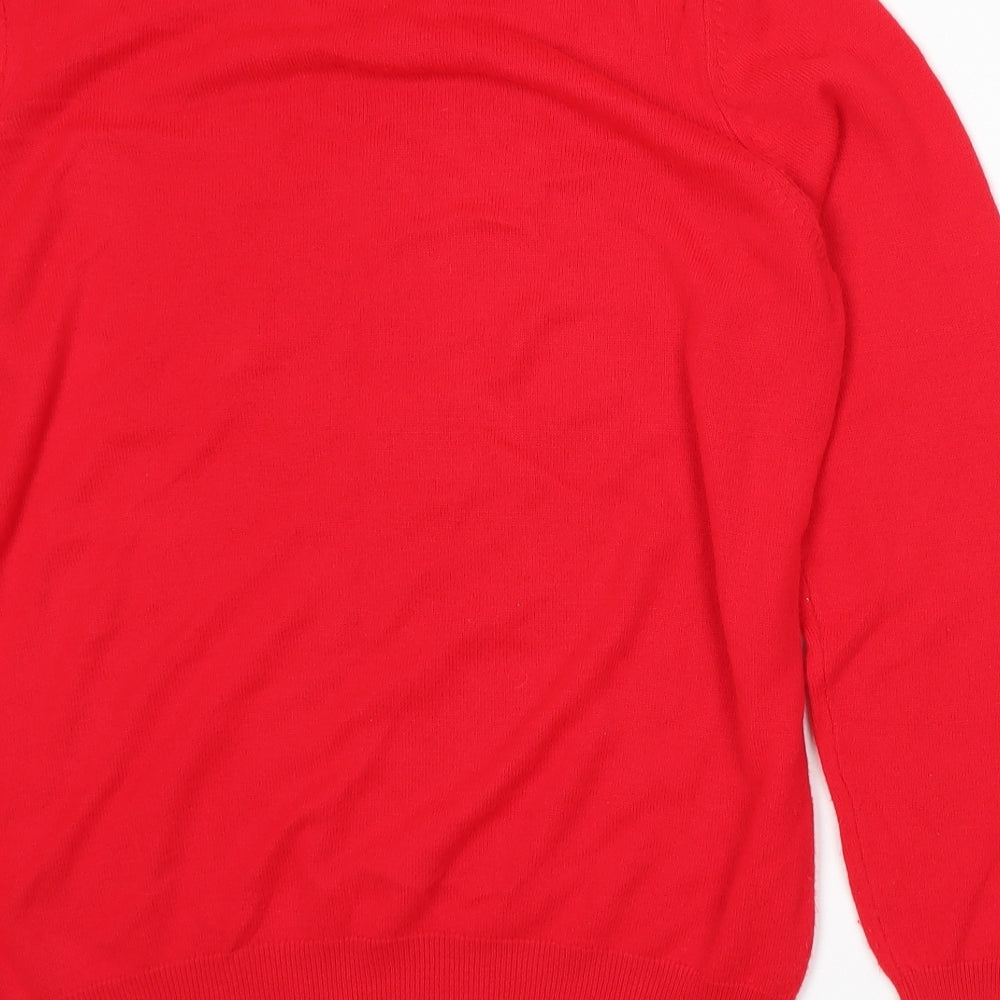 George Womens Red   Pullover Jumper Size 12