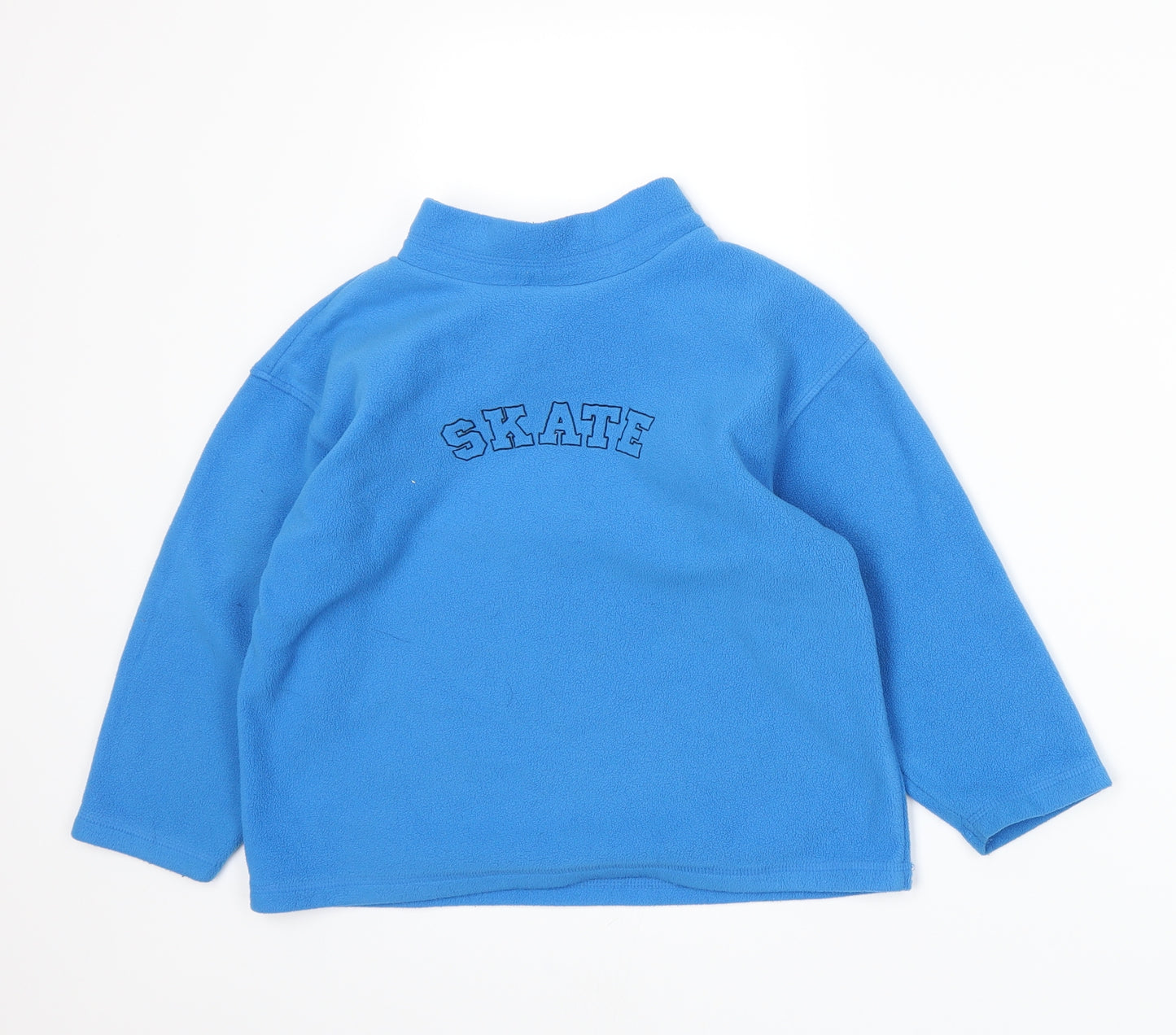 Rebel Boys Blue  Fleece Pullover Sweatshirt Size 5-6 Years