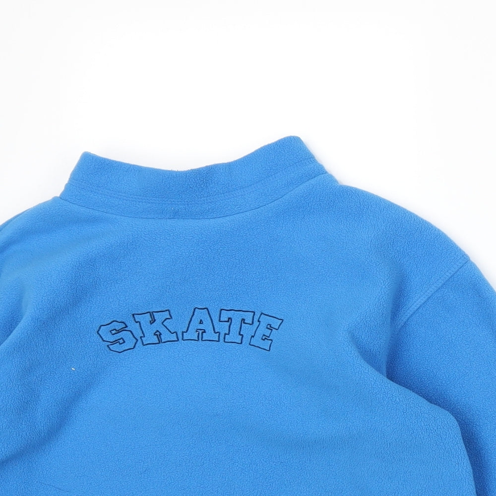 Rebel Boys Blue  Fleece Pullover Sweatshirt Size 5-6 Years