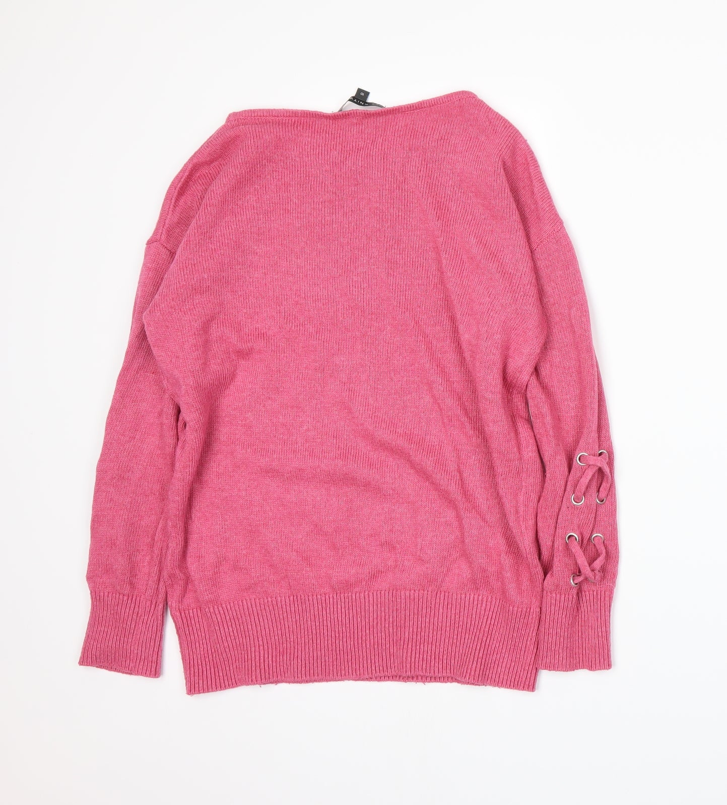 BHS Womens Pink  Knit Pullover Jumper Size 10