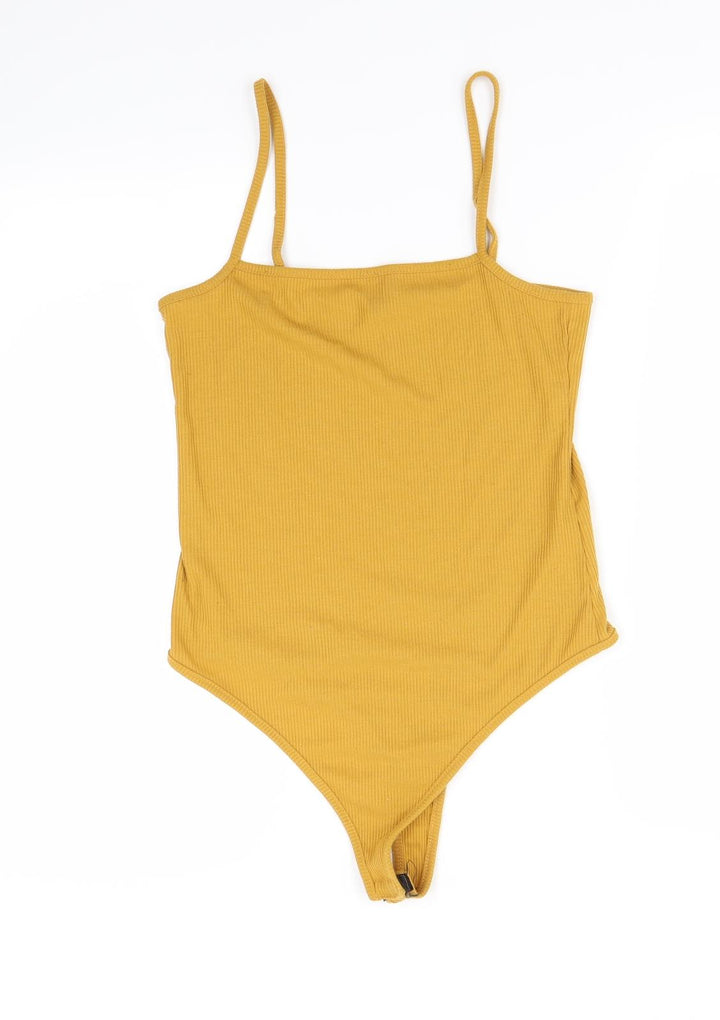 Pretty little thing Womens Beige Bodysuit One-Piece Size 12