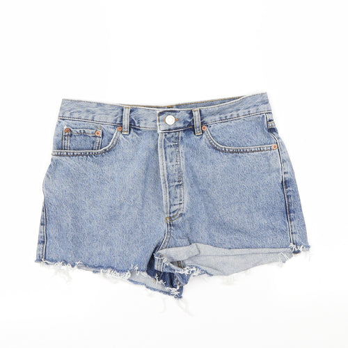 Preworn Womens Blue   Cut-Off Shorts Size 10