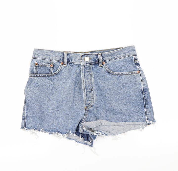 Preworn Womens Blue Cut-Off Shorts Size 10