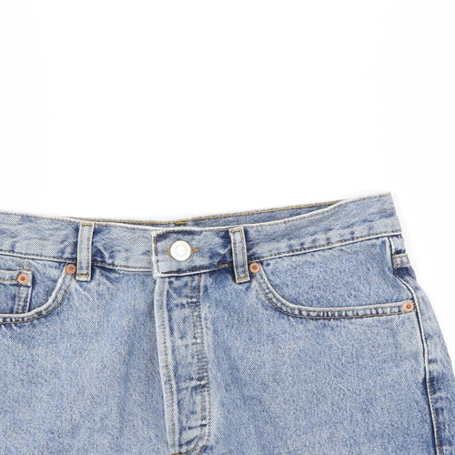 Preworn Womens Blue   Cut-Off Shorts Size 10