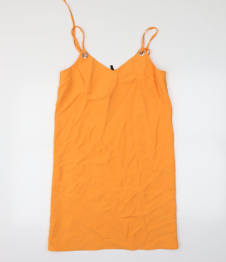 Topshop Womens Orange Mini Size 8