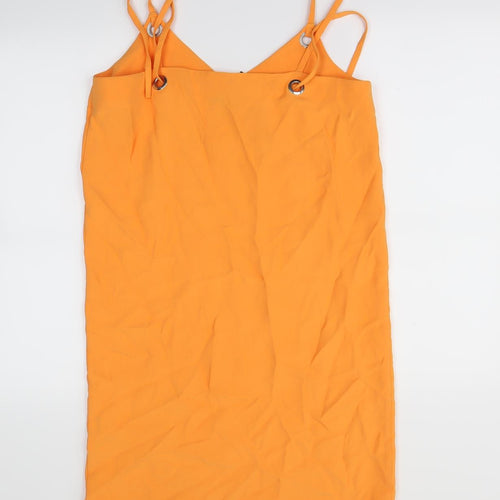 Topshop Womens Orange   Mini  Size 8