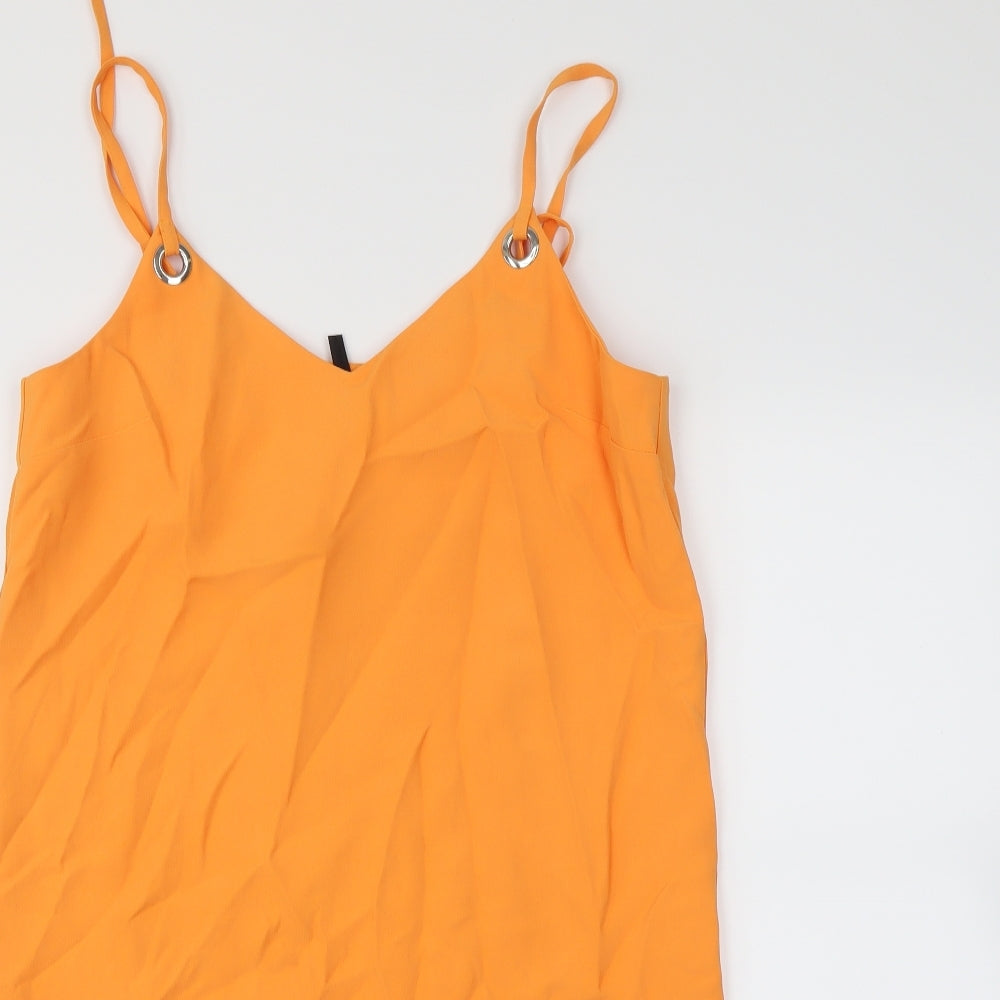 Topshop Womens Orange   Mini  Size 8