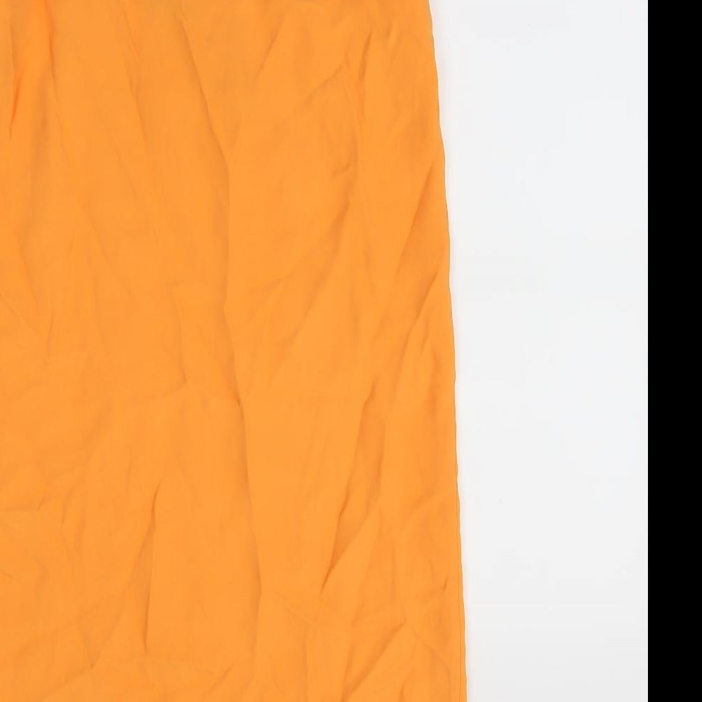 Topshop Womens Orange   Mini  Size 8