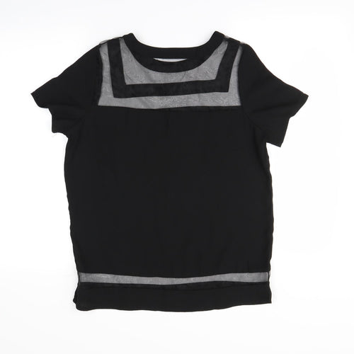 vera&lucy Womens Black   Basic Blouse Size S