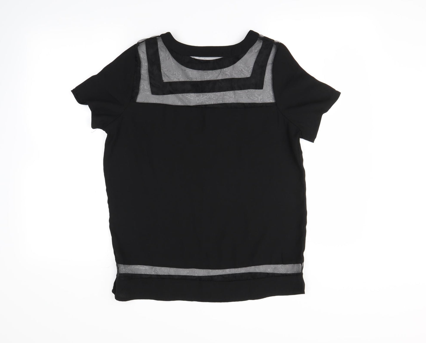 vera&lucy Womens Black   Basic Blouse Size S
