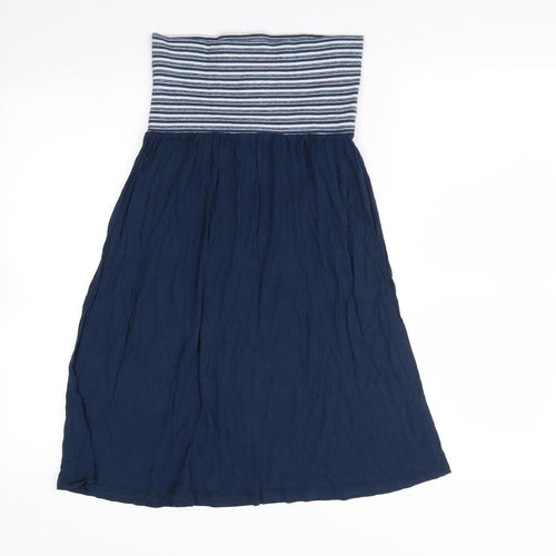 Baby Angel Womens Blue Striped  Mini  Size M