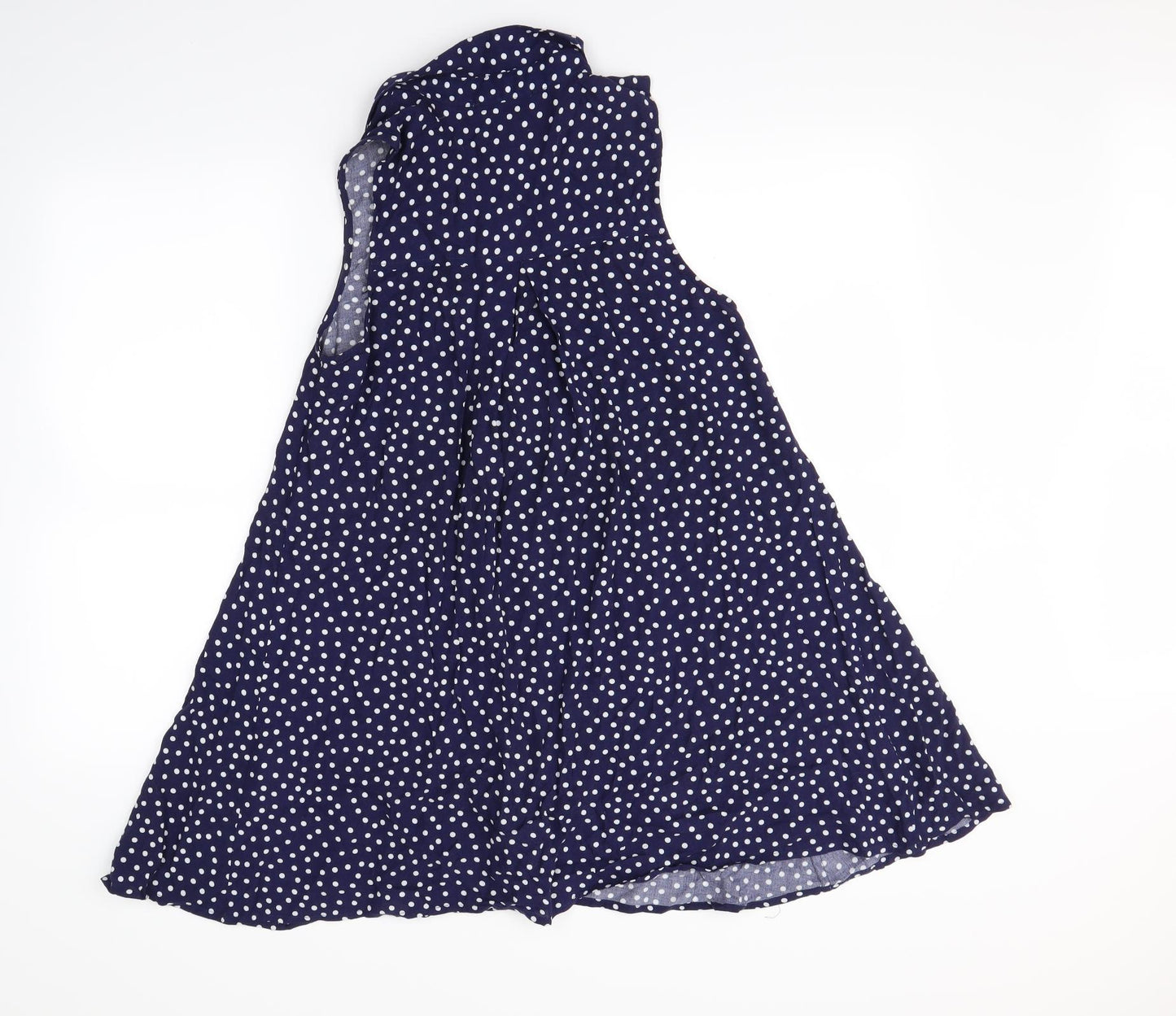 Sportsgirl Womens Blue Polka Dot  Mini  Size 8