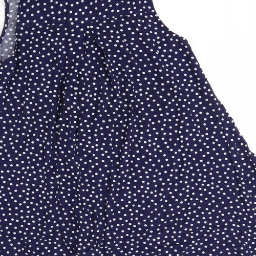 Sportsgirl Womens Blue Polka Dot  Mini  Size 8