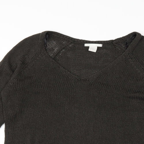H&M Womens Green   Pullover Jumper Size M