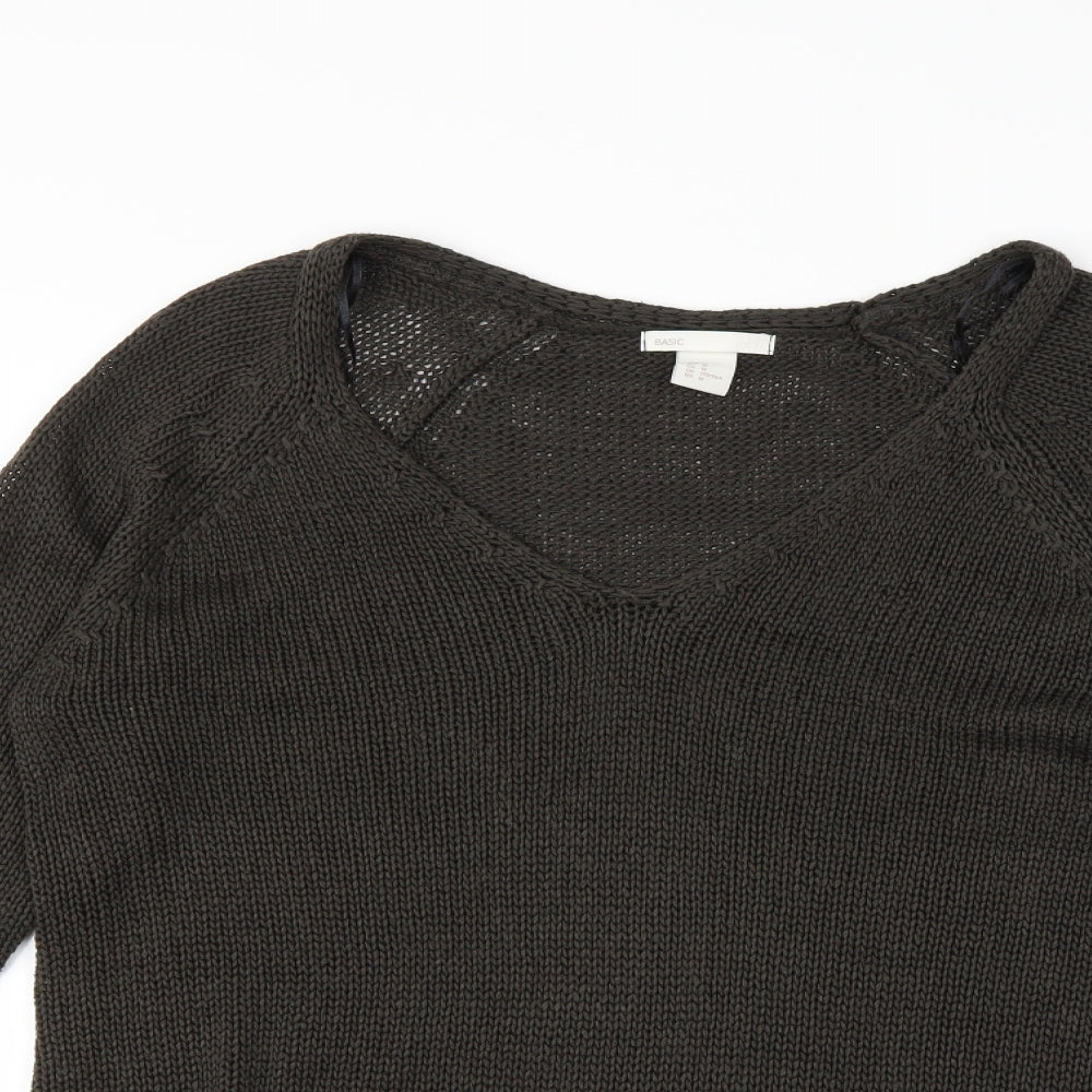 H&M Womens Green   Pullover Jumper Size M