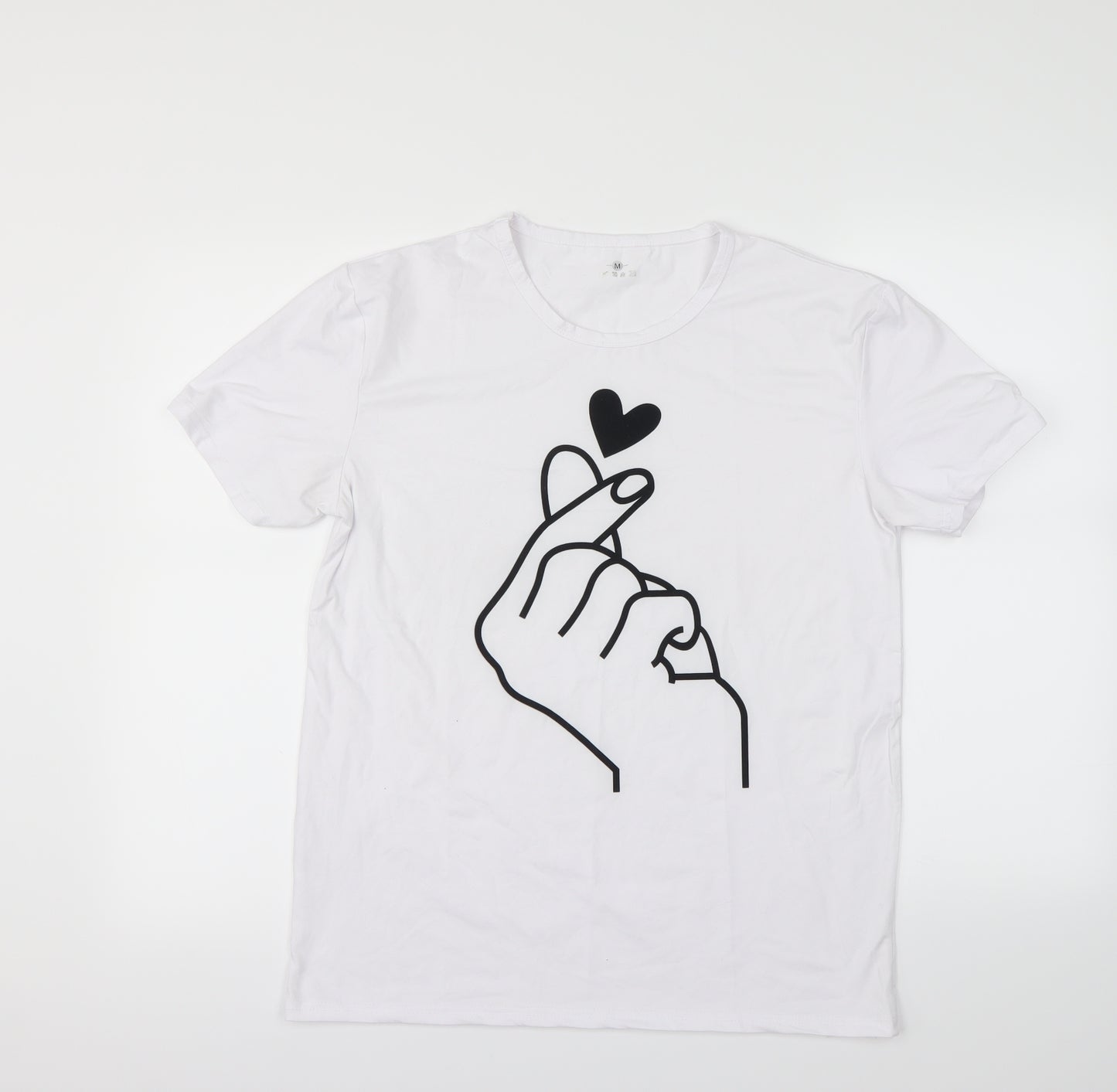 Preworn Womens White   Basic T-Shirt Size M