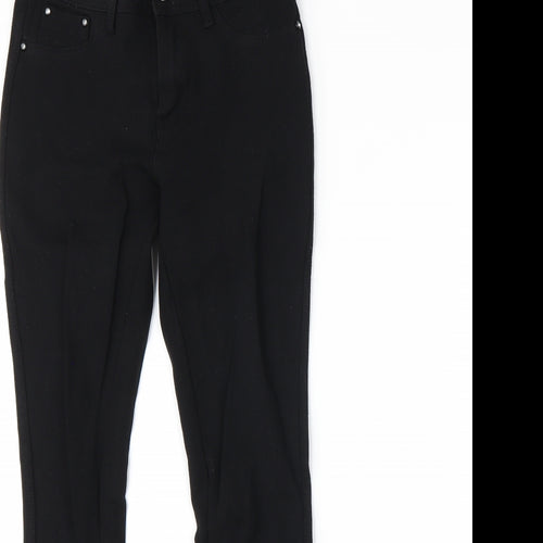 Miss Anna Womens Black  Denim Skinny Jeans Size 6 L26 in