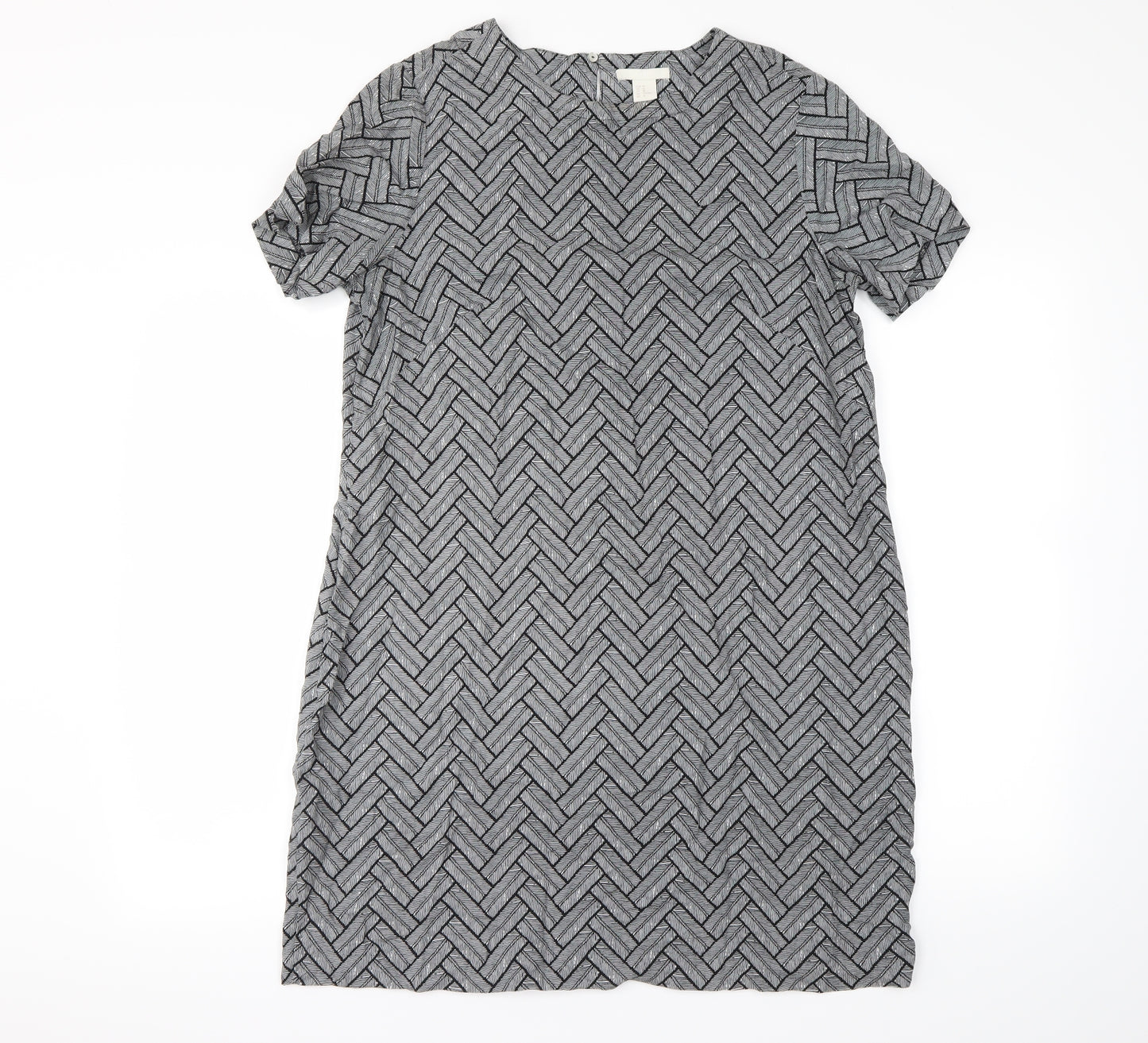 H&M Womens Multicoloured Geometric  Mini  Size 10