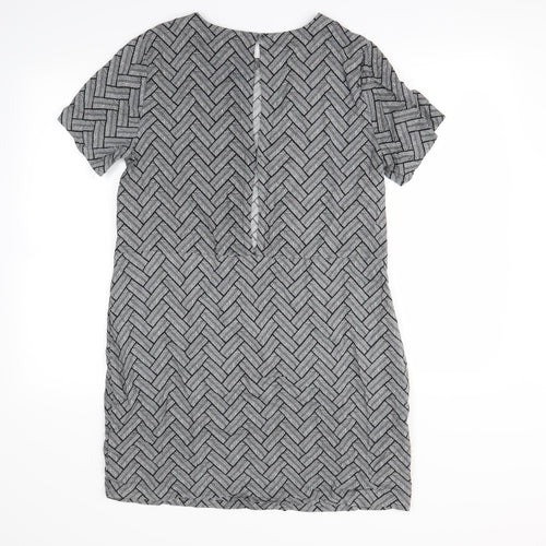 H&M Womens Multicoloured Geometric  Mini  Size 10