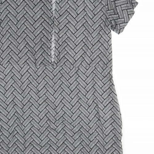 H&M Womens Multicoloured Geometric  Mini  Size 10