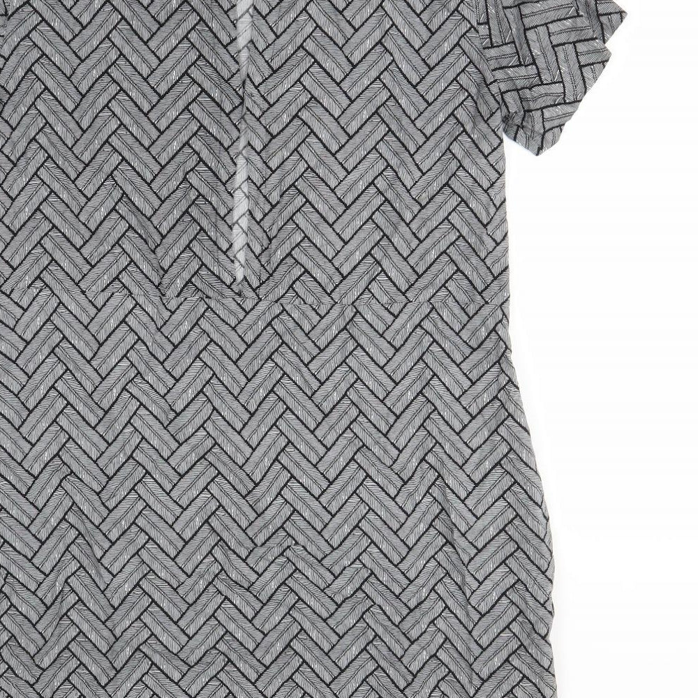 H&M Womens Multicoloured Geometric  Mini  Size 10