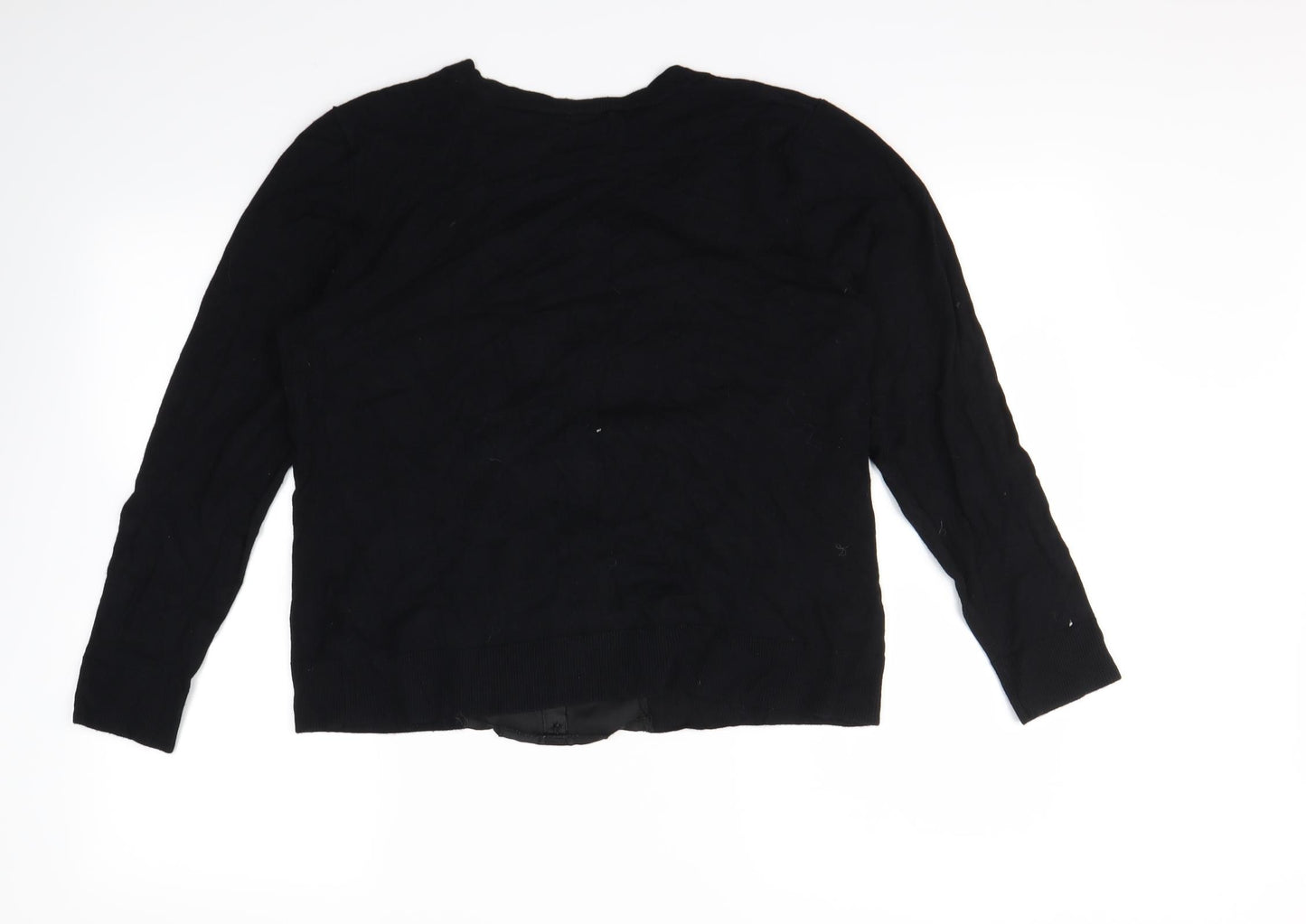 BM Womens Black   Pullover Sweatshirt Size M