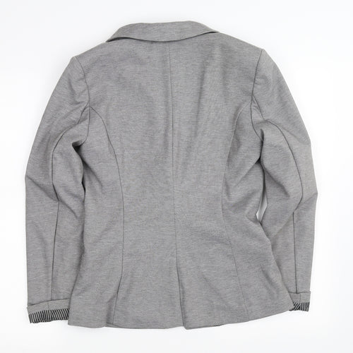 H&M Womens Grey   Jacket Blazer Size 36