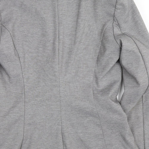 H&M Womens Grey   Jacket Blazer Size 36