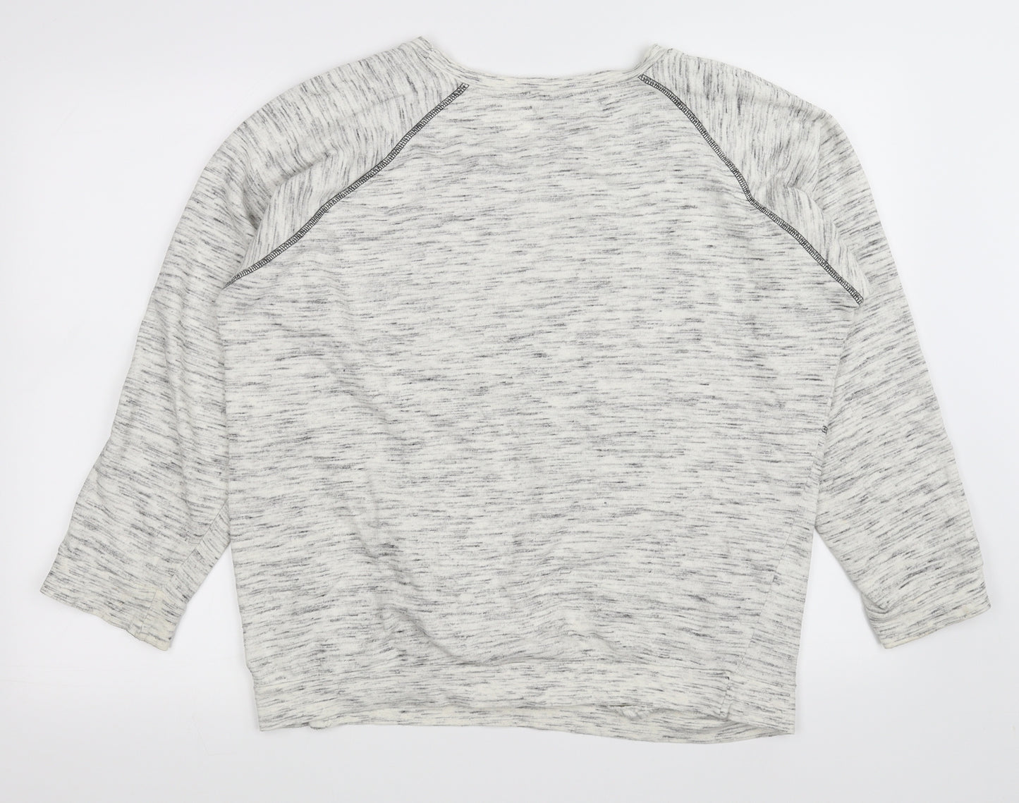 Sparkle & Fade Womens White   Pullover Jumper Size S