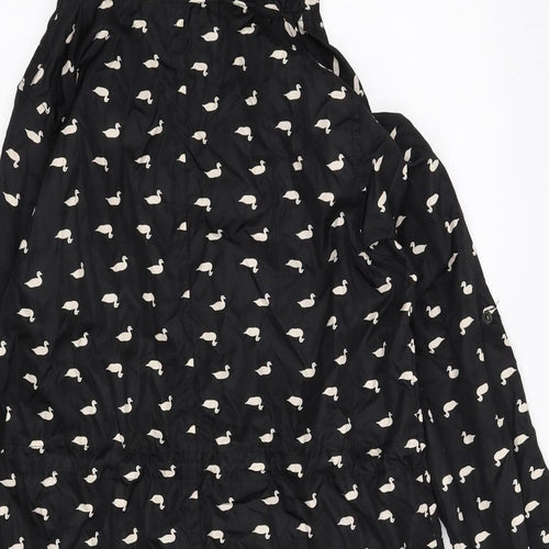 Parka in a Pocket Womens Black   Parka Coat Size S  - ducks