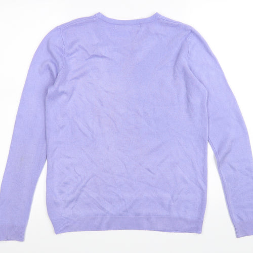 Vida Vi Womens Purple   Pullover Jumper Size S