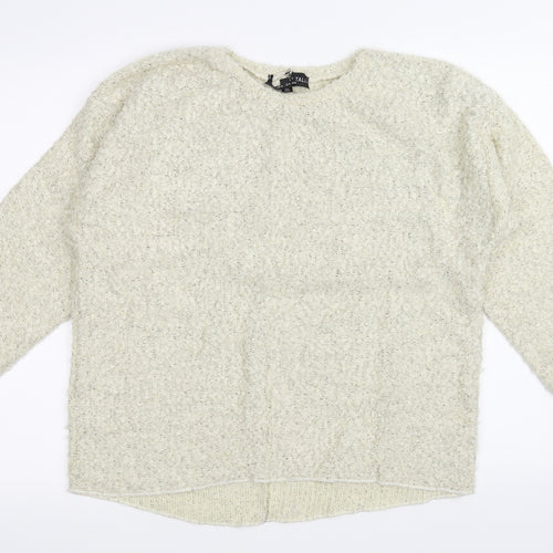 Topshop Womens Beige   Pullover Jumper Size 14
