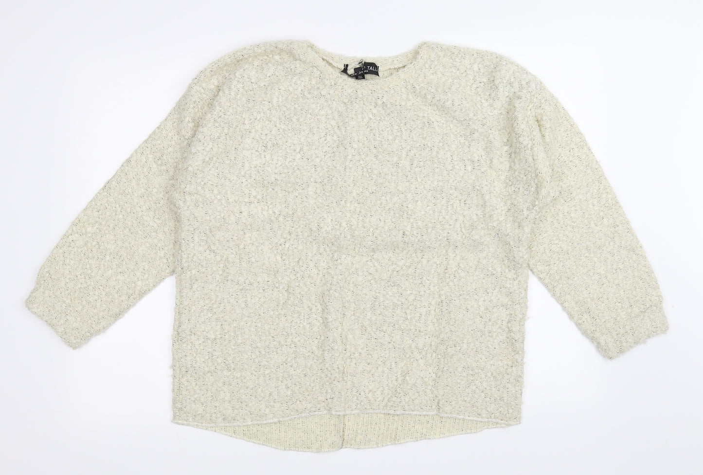 Topshop Womens Beige   Pullover Jumper Size 14