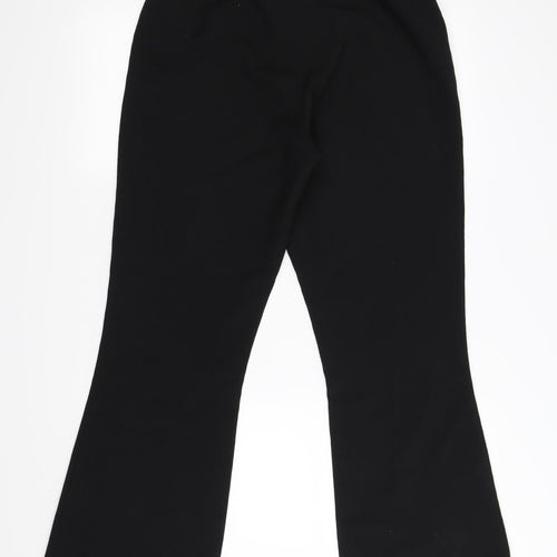 Dorothy Perkins Womens Black   Trousers  Size 10 L25 in - bootcut
