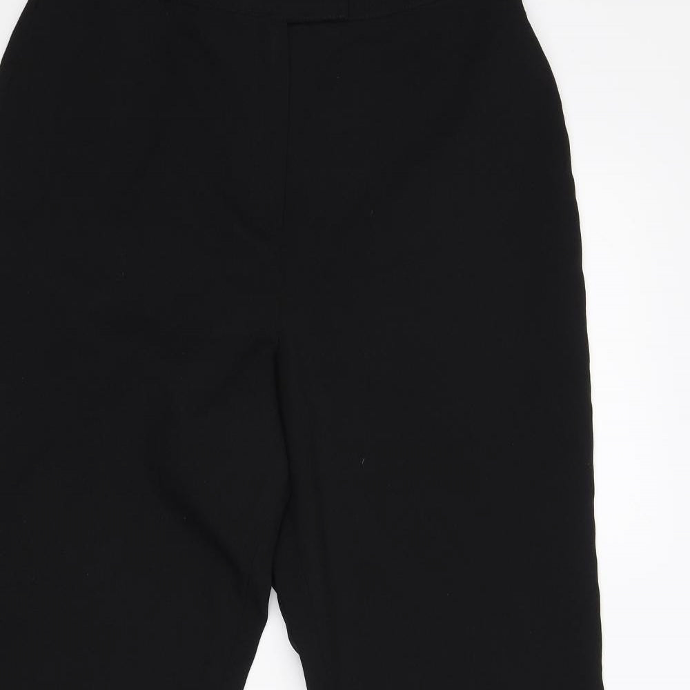 Dorothy Perkins Womens Black   Trousers  Size 10 L25 in - bootcut