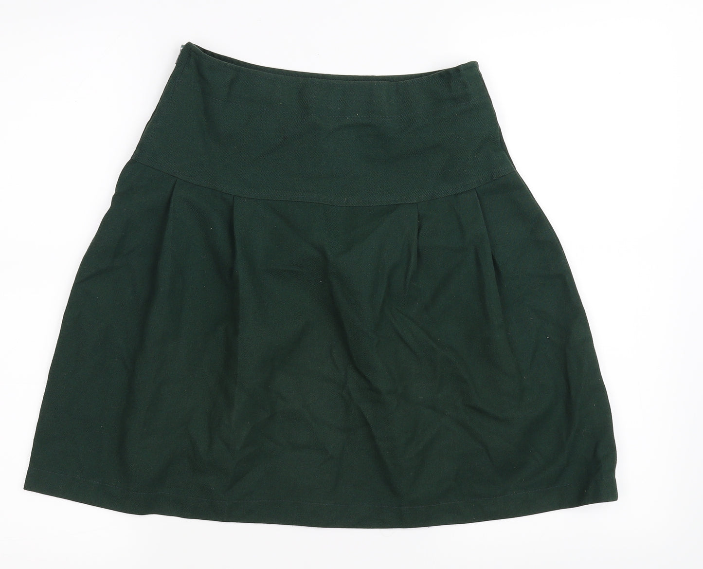 Bespoke Womens Green   Skater Skirt Size 26