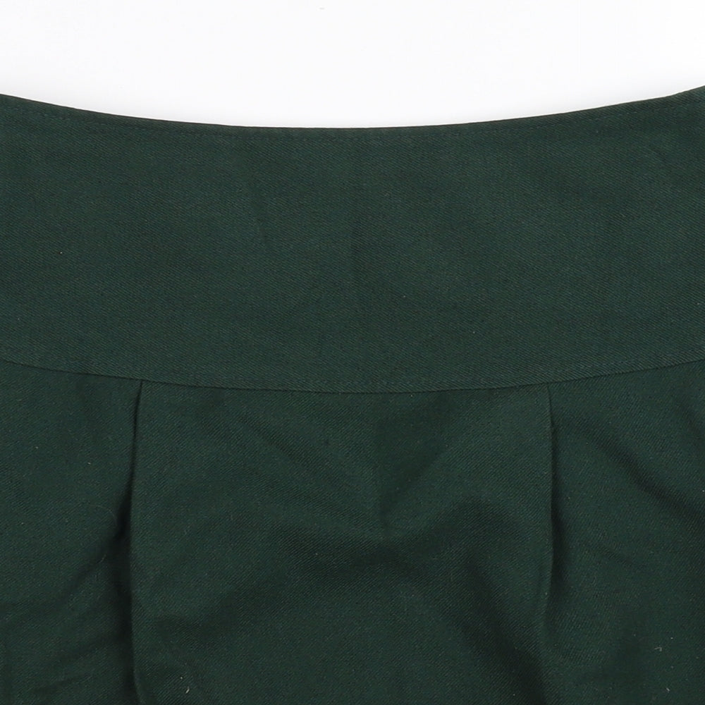 Bespoke Womens Green   Skater Skirt Size 26