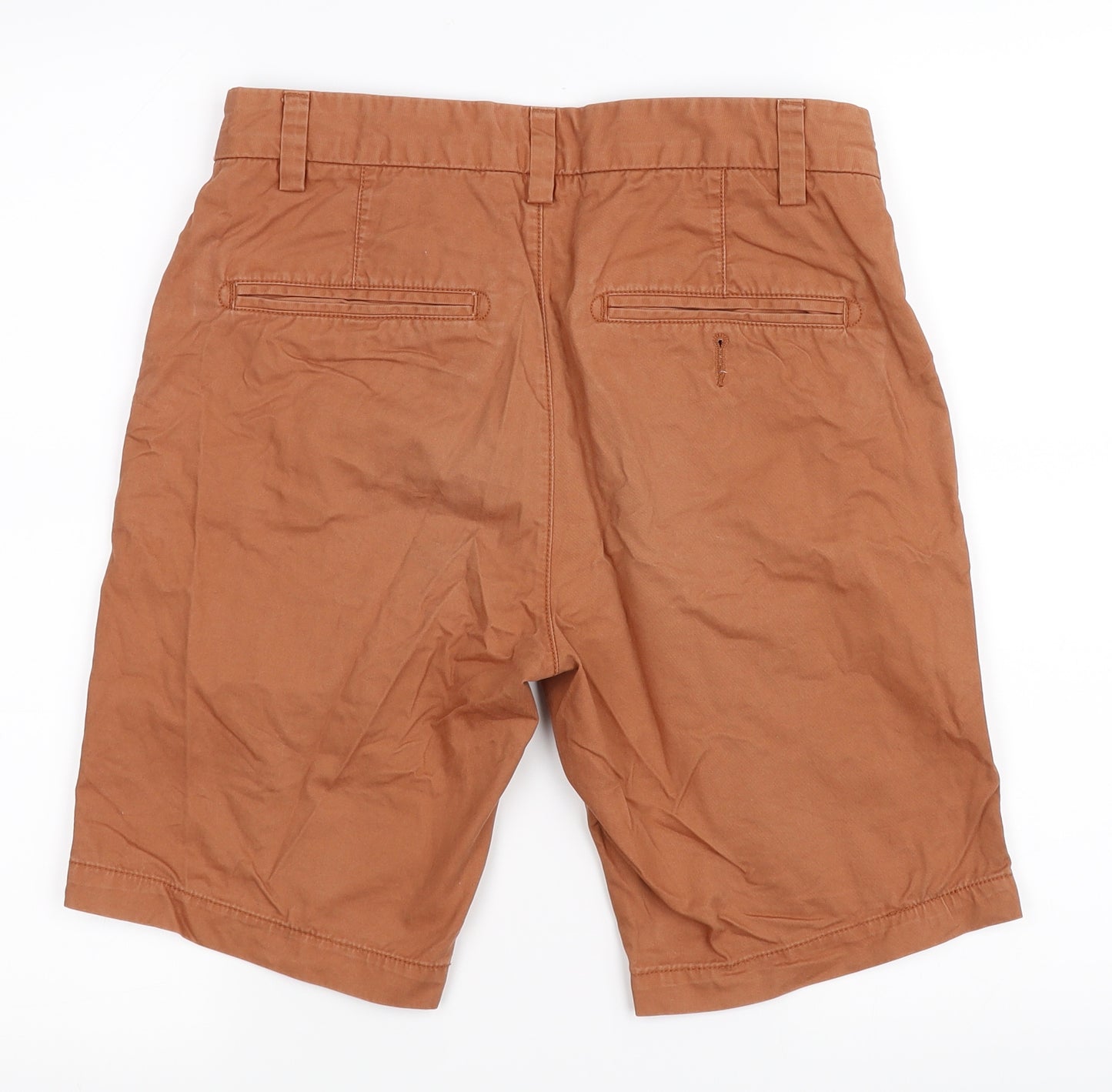 NEXT Mens Orange   Chino Shorts Size 28